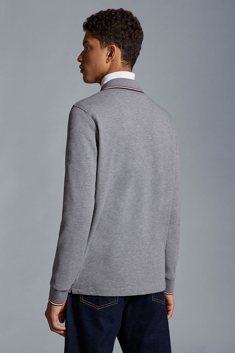 Long Sleeve Polo Shirt-Moncler-Boyds Philadelphia