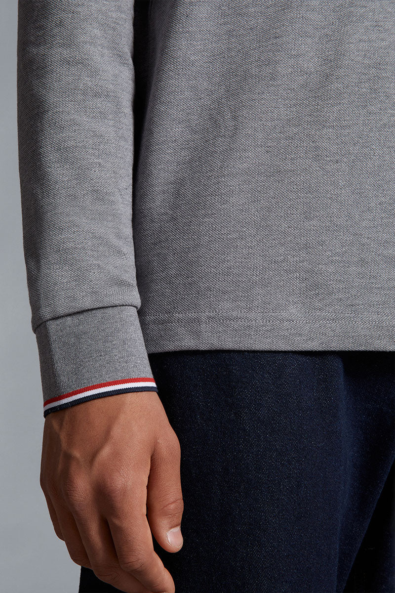 Long Sleeve Polo Shirt-Moncler-Boyds Philadelphia