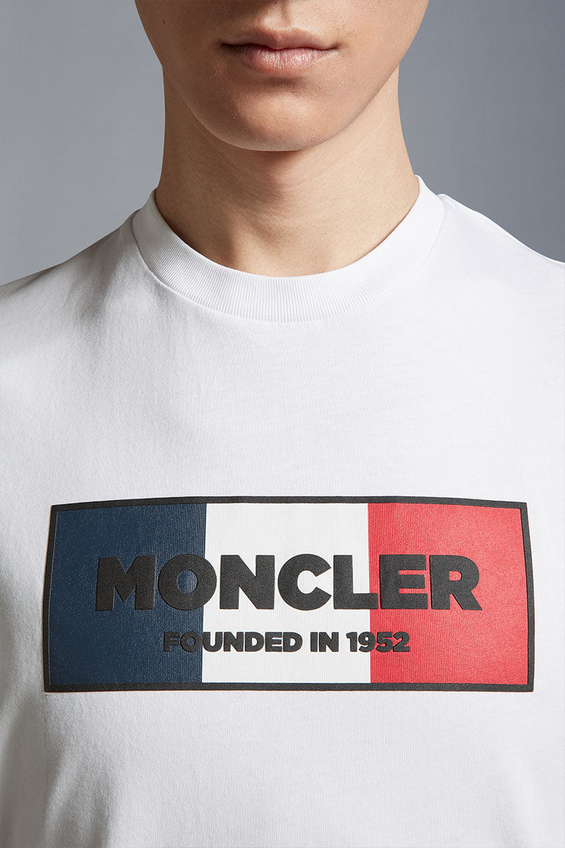 Tricolor Motif T-Shirt-Moncler-Boyds Philadelphia