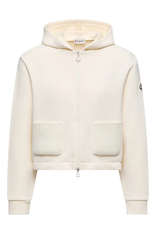 Knit Accent Zip-Up Hoodie by Moncler – Boyds