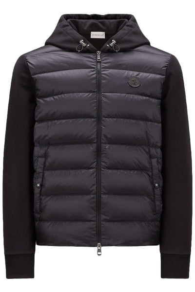 Padded Fleece Zip-Up Sweatshirt-Moncler-Boyds Philadelphia