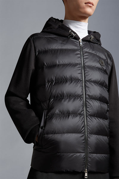 Padded Fleece Zip-Up Sweatshirt-Moncler-Boyds Philadelphia