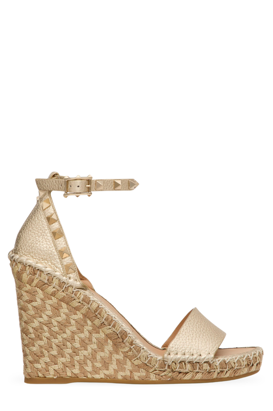 Rockstud Double Wedge Sandal-VALENTINO Garavani-Boyds Philadelphia