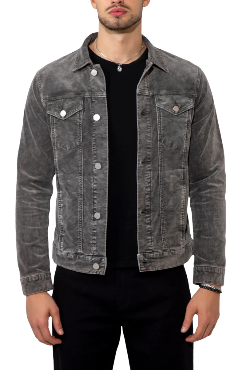 Dean Velvet Vintage Carbon Jacket-MONFRÈRE-Boyds Philadelphia