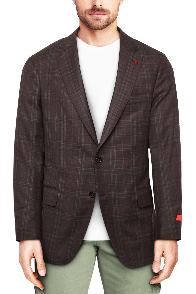 Plaid Check Sport Jacket-ISAIA-Boyds Philadelphia