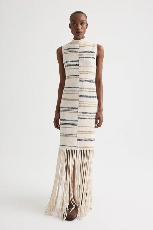 Fringe Sleeveless Dress-TWP-Boyds Philadelphia