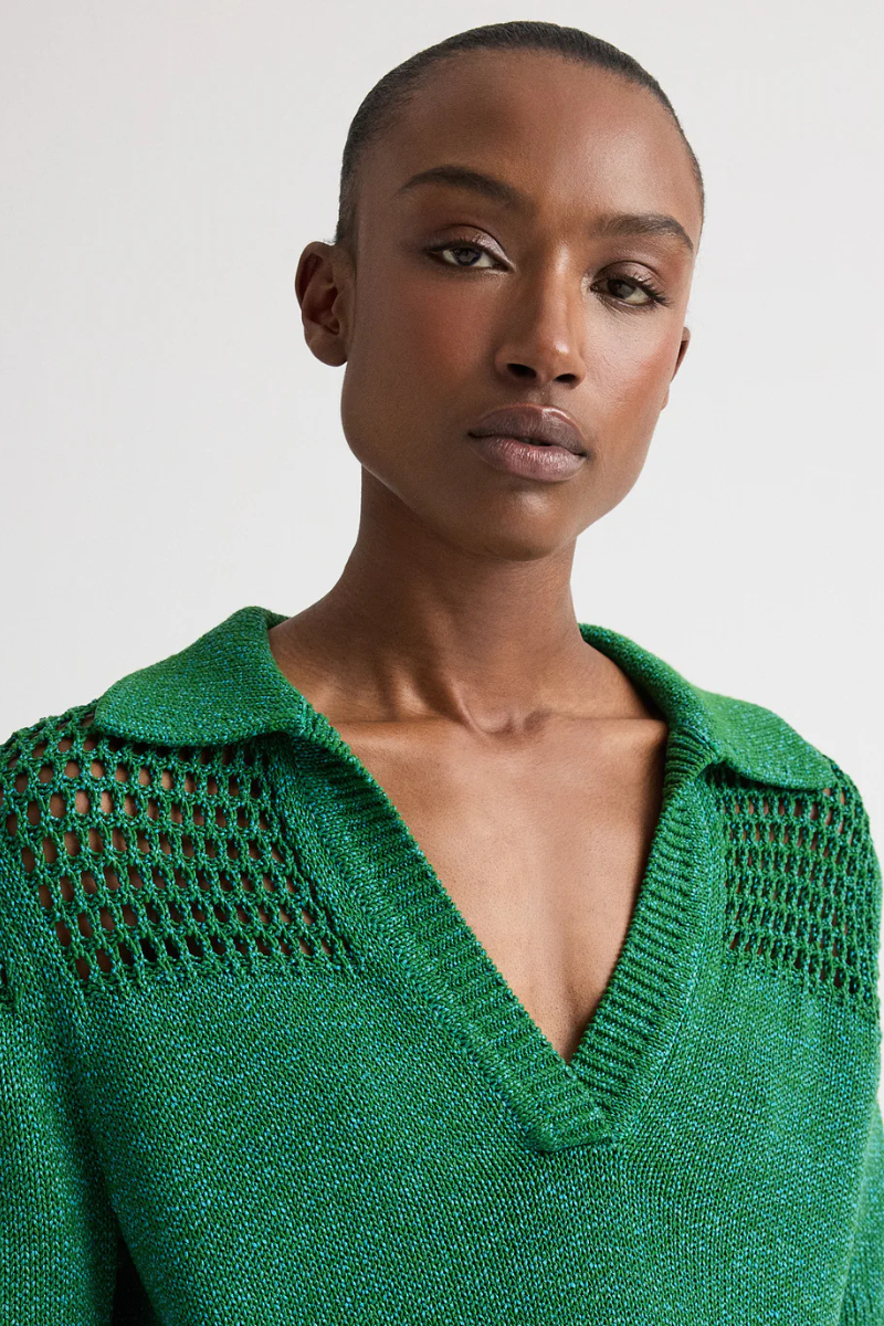Open Knit Polo-TWP-Boyds Philadelphia