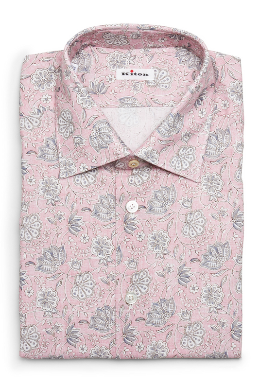 Floral Print Sport Shirt-Kiton-Boyds Philadelphia