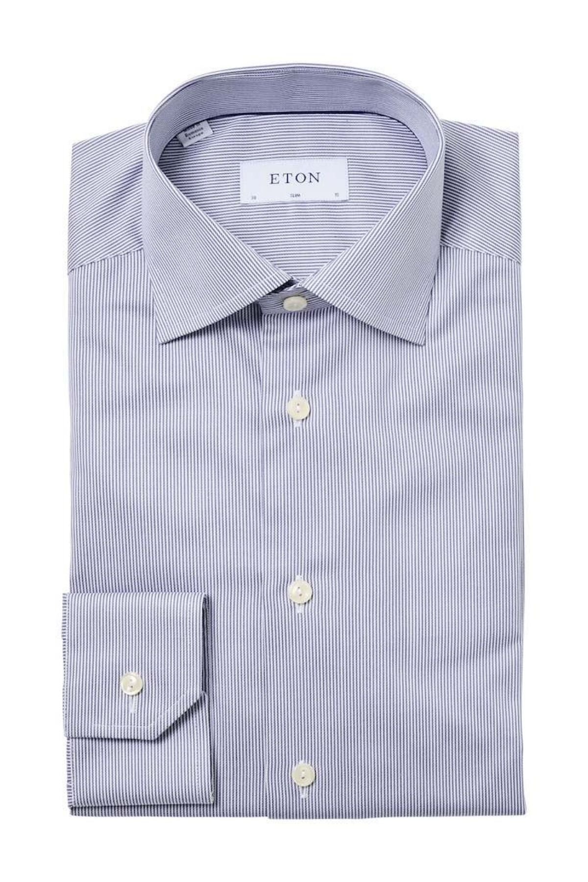 Signature Slim Fit Twill Shirt-Eton-Boyds Philadelphia