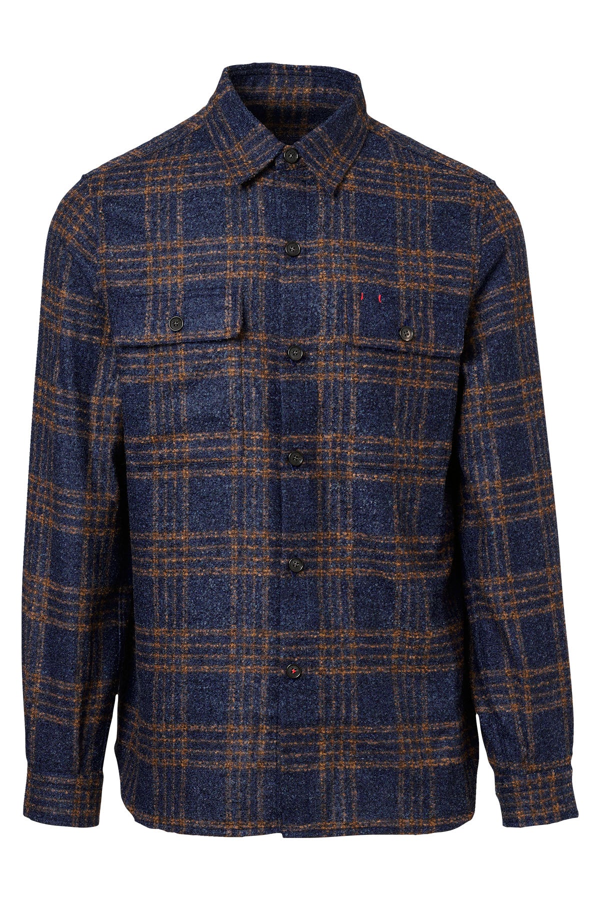 Bouclé Check Overshirt-ISAIA-Boyds Philadelphia