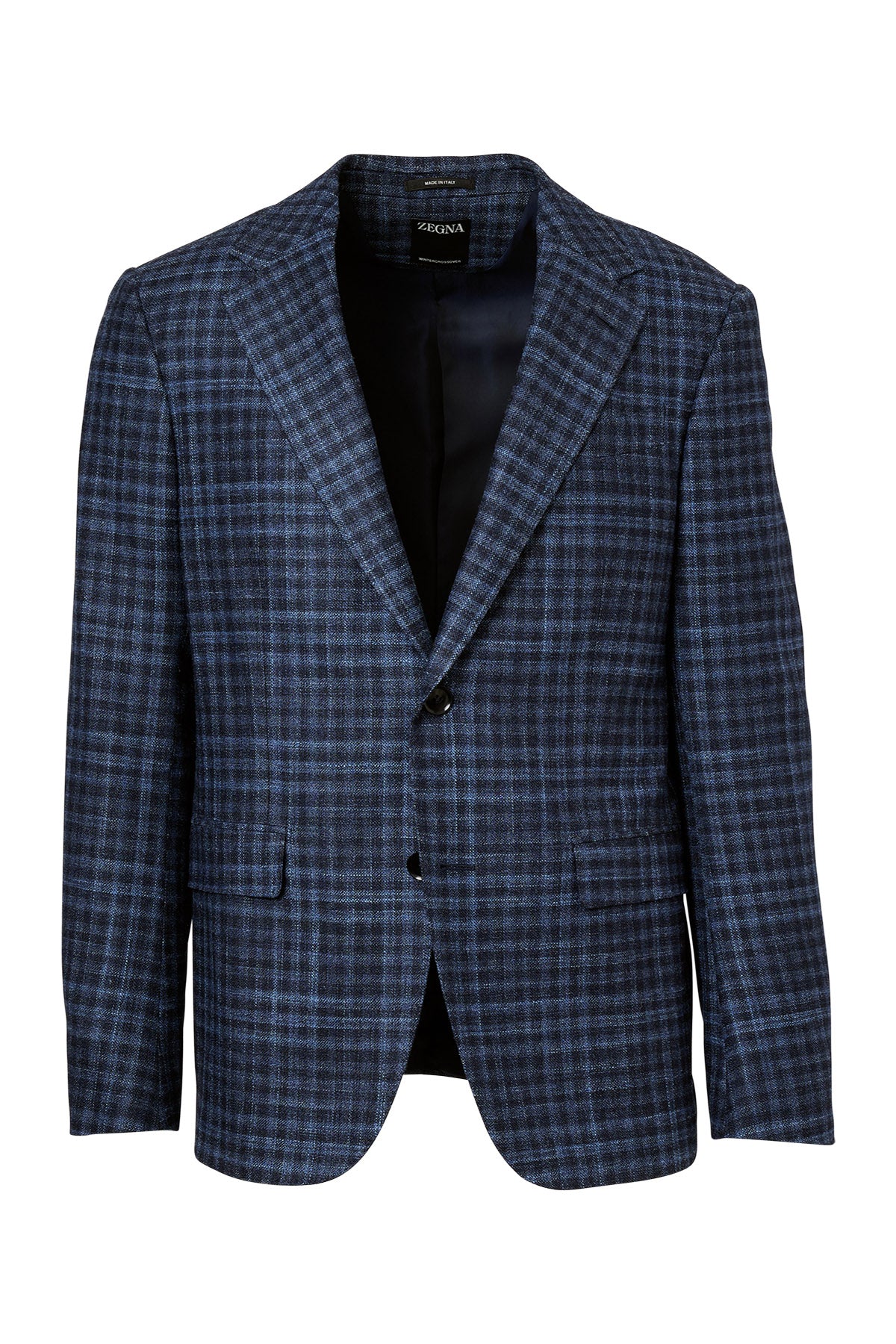 Two Button Plaid Sport Jacket-Zegna-Boyds Philadelphia