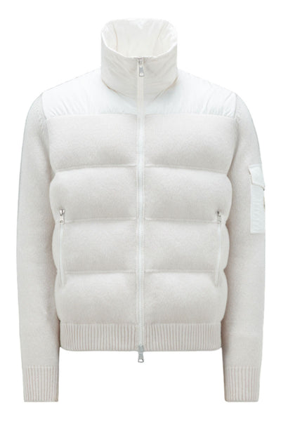 Padded Wool Cardigan-Moncler-Boyds Philadelphia