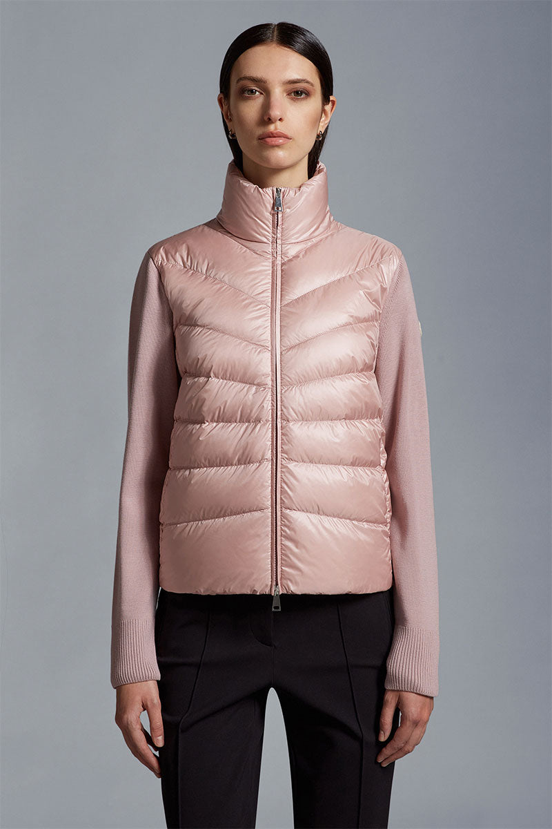 Padded Wool Cardigan-Moncler-Boyds Philadelphia