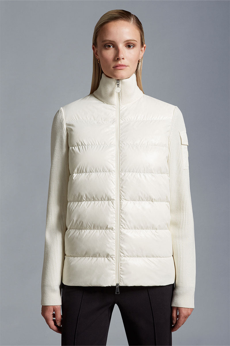Padded Wool Cardigan-Moncler-Boyds Philadelphia