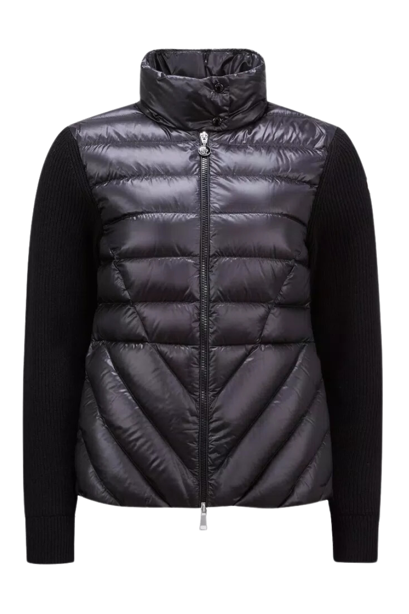 Padded Wool Cardigan-Moncler-Boyds Philadelphia