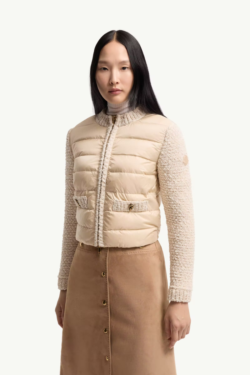 Padded Zip-Up Cardigan by Moncler