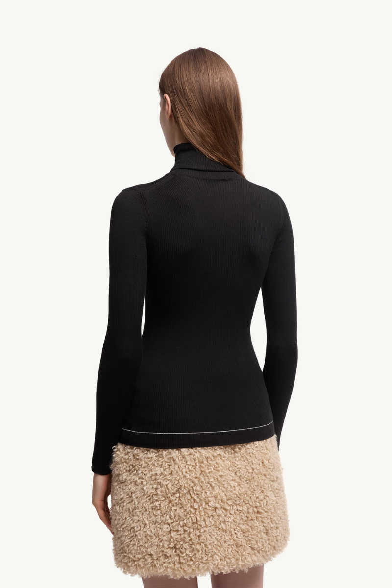 Logo Turtleneck Sweater-Moncler-Boyds Philadelphia