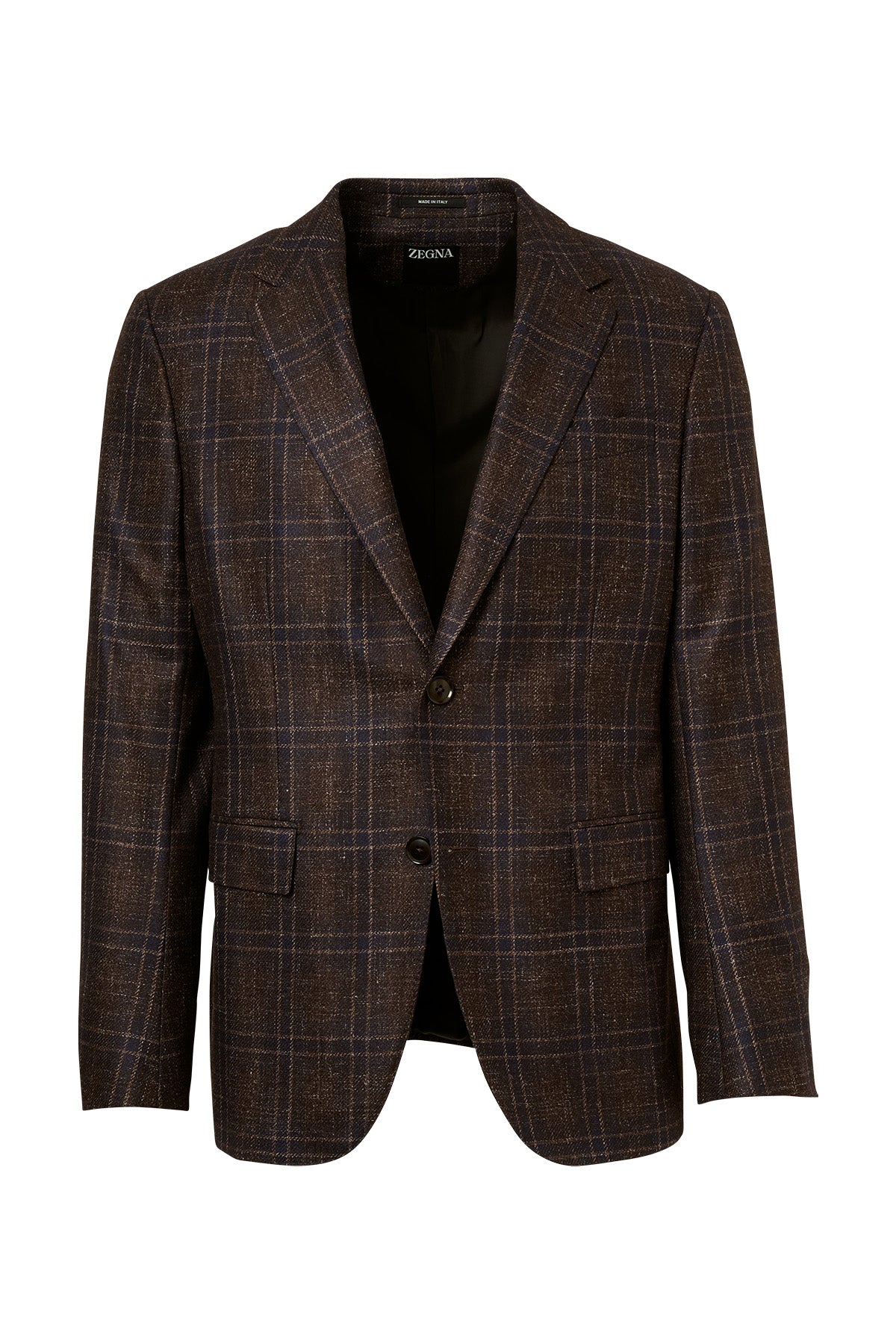 Two Button Plaid Sport Jacket-Zegna-Boyds Philadelphia