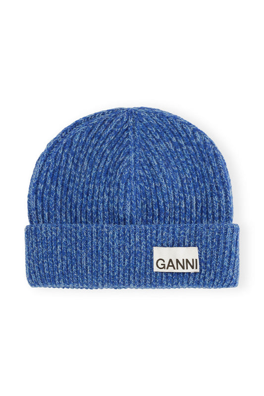 Rib Knit Beanie-GANNI-Boyds Philadelphia