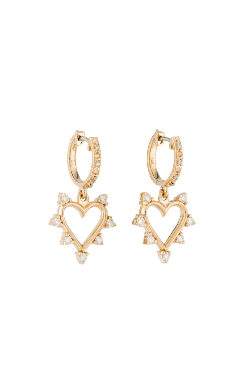 Open Heart Earrings-Marlo Laz-Boyds Philadelphia