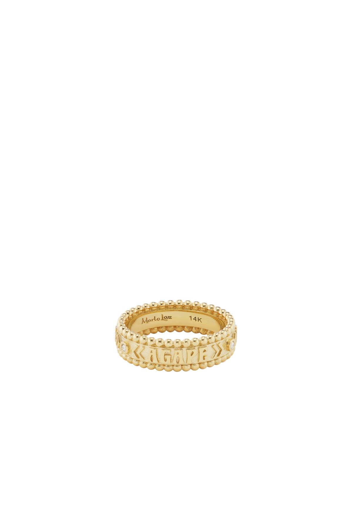 Small Agape Greek Love Band-Marlo Laz-Boyds Philadelphia