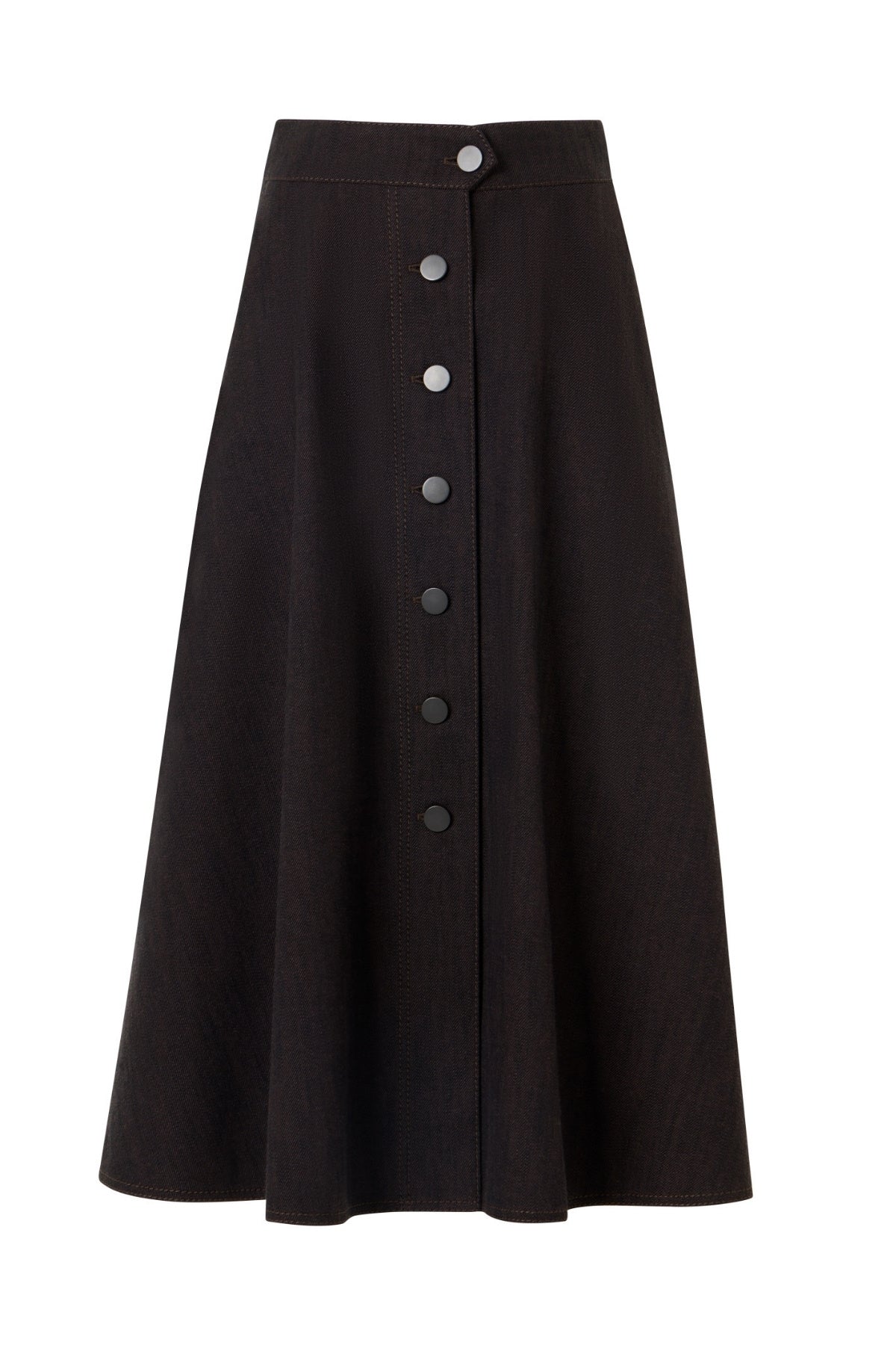 Winter Denim Midi Skirt-Akris Punto-Boyds Philadelphia