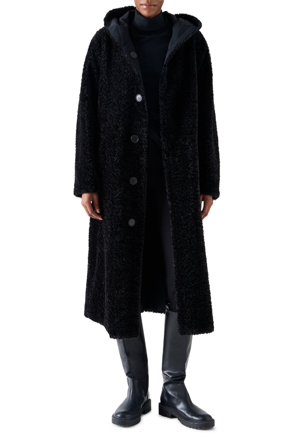 Faux Fur Coat-Akris Punto-Boyds Philadelphia