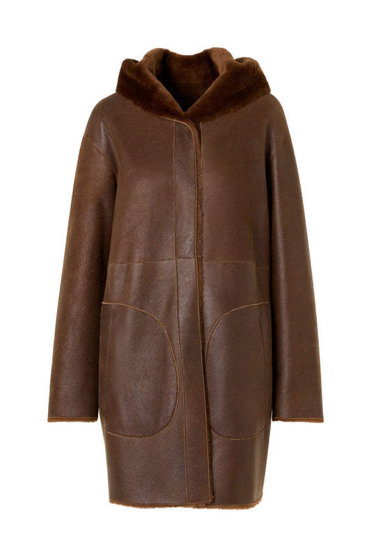 Shearling Coat-Akris Punto-Boyds Philadelphia