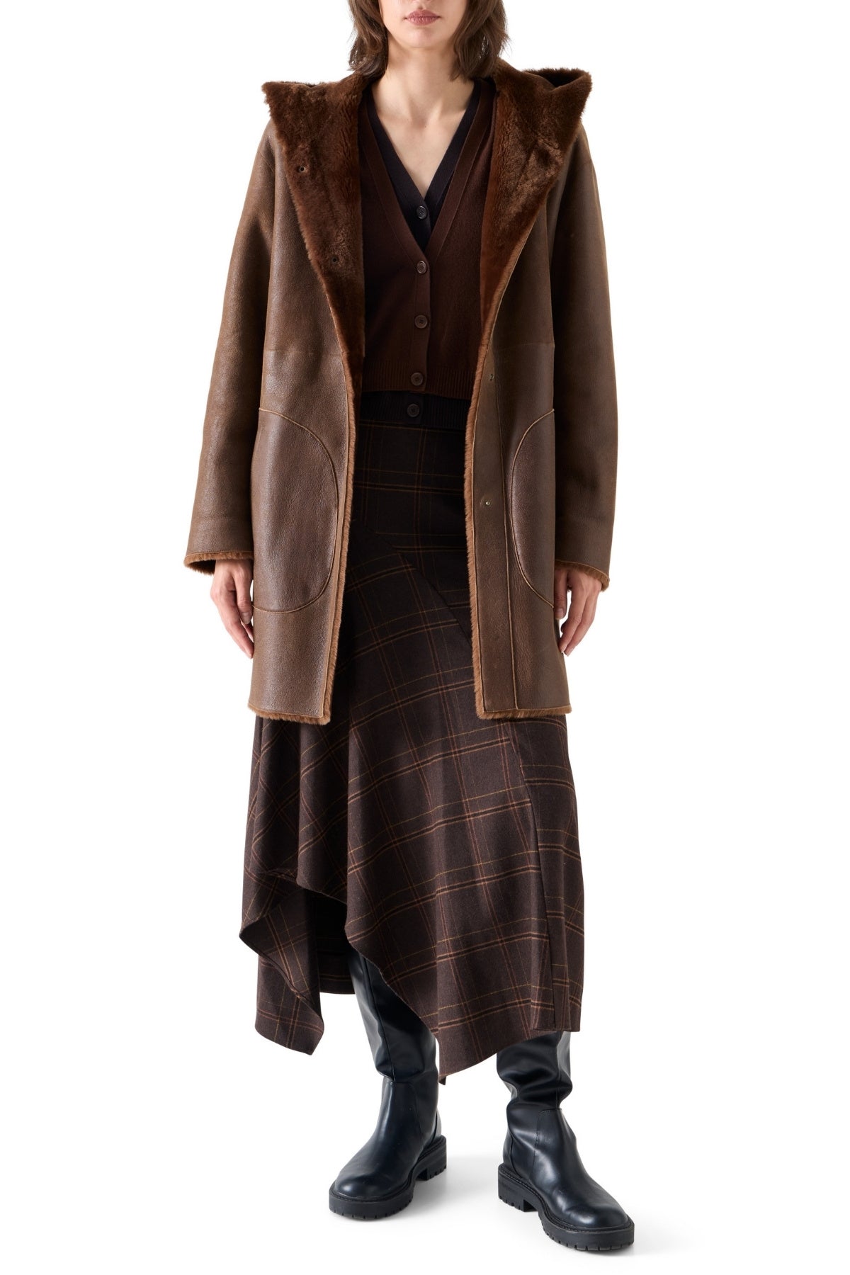 Shearling Coat-Akris Punto-Boyds Philadelphia