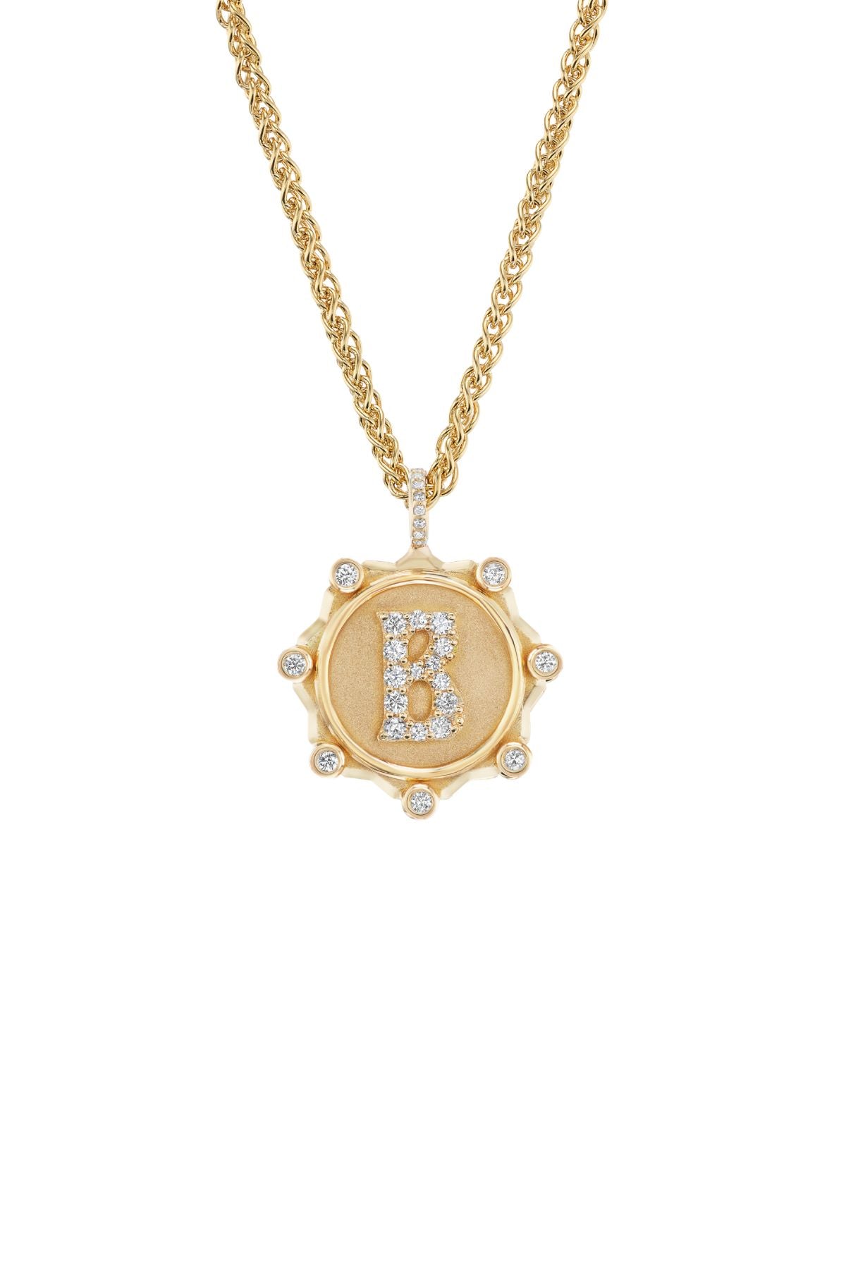 Alphabet Coin Pavé Charm-Marlo Laz-Boyds Philadelphia