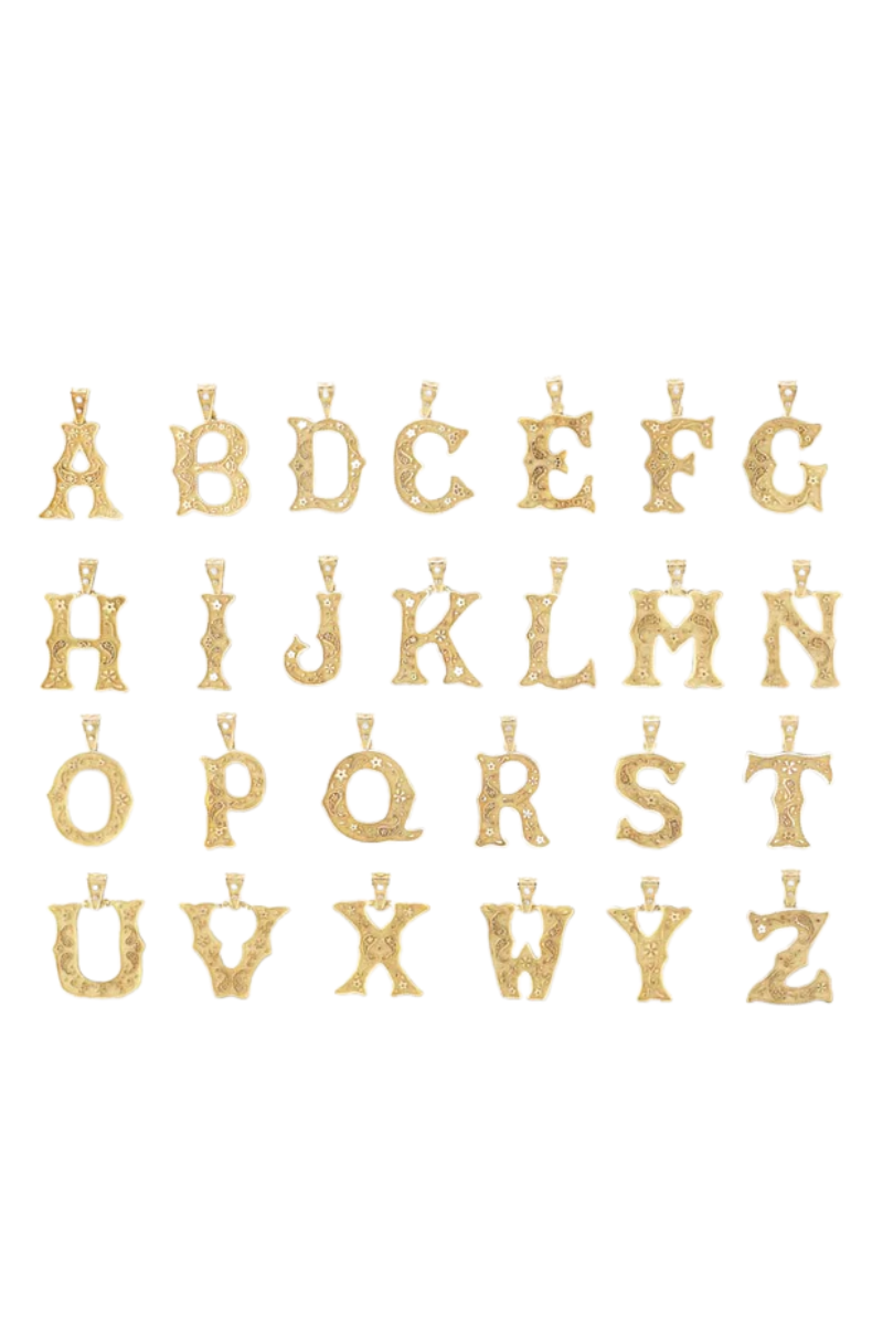 Southwestern Alphabet Charm-Marlo Laz-Boyds Philadelphia