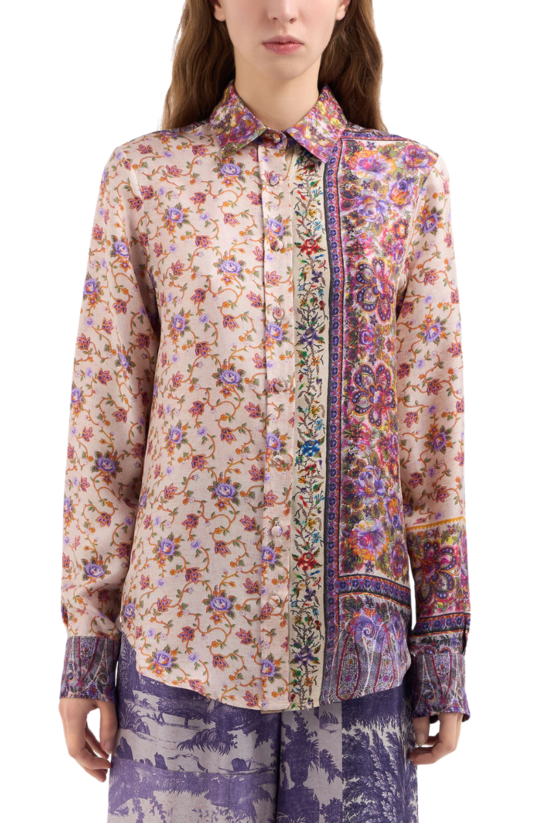 ALOE Printed Silk Shirt-Pierre-Louis Mascia-Boyds Philadelphia
