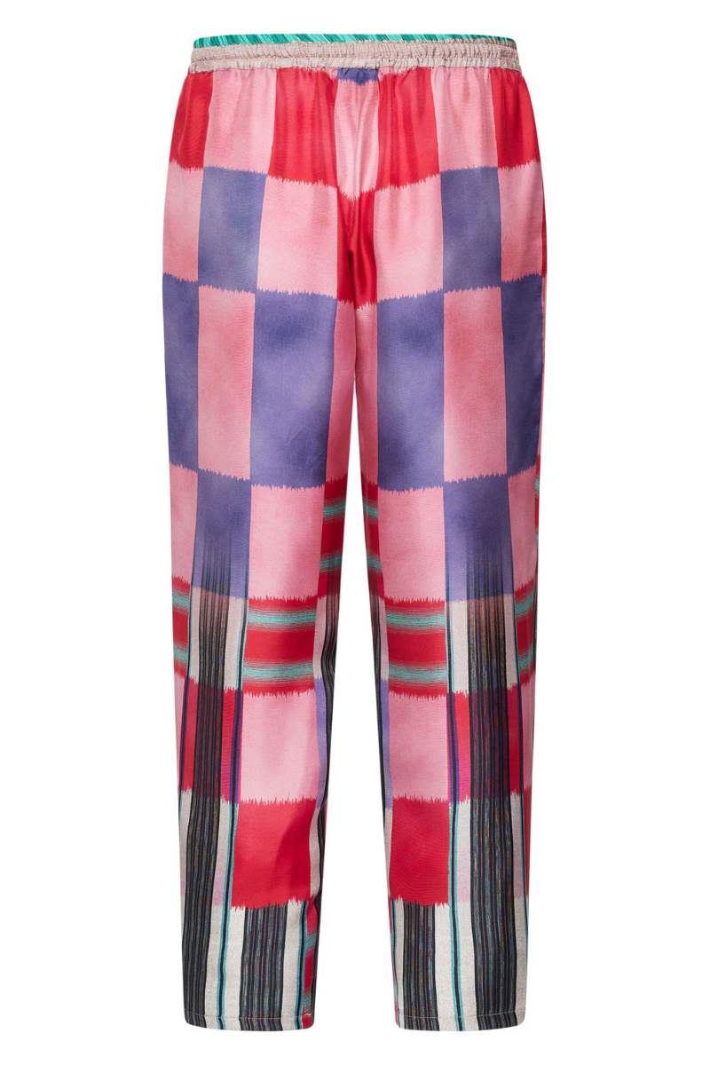 ALOE Printed Silk Pants-Pierre-Louis Mascia-Boyds Philadelphia