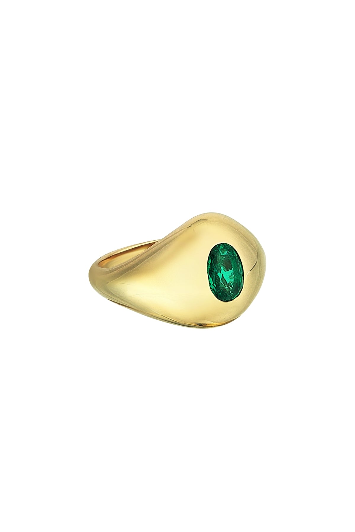 Yellow Gold and Emerald Ring-Aponine-Boyds Philadelphia