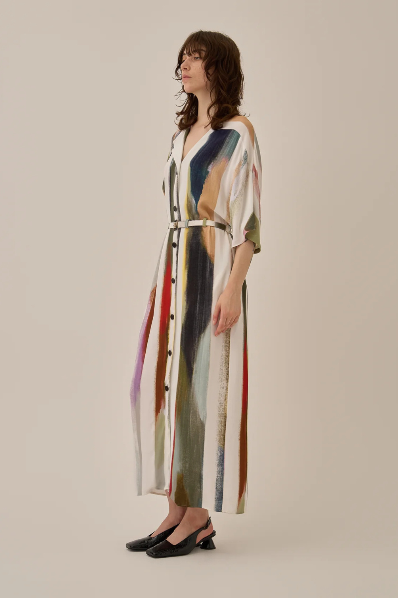 Empty Stripe Dress-Akira Naka-Boyds Philadelphia