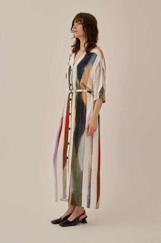 Empty Stripe Dress-Akira Naka-Boyds Philadelphia