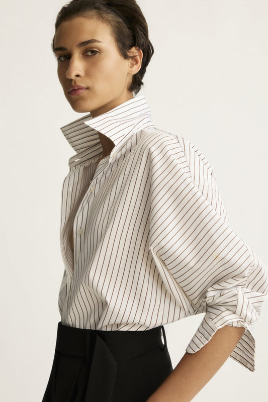 Watts Striped Side Button Shirt