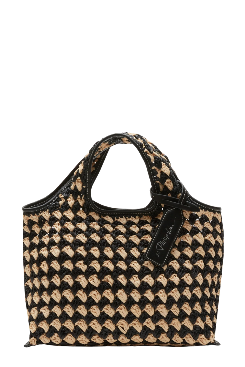 Crochet Raffia Mini Market Tote-3.1 Phillip Lim-Boyds Philadelphia