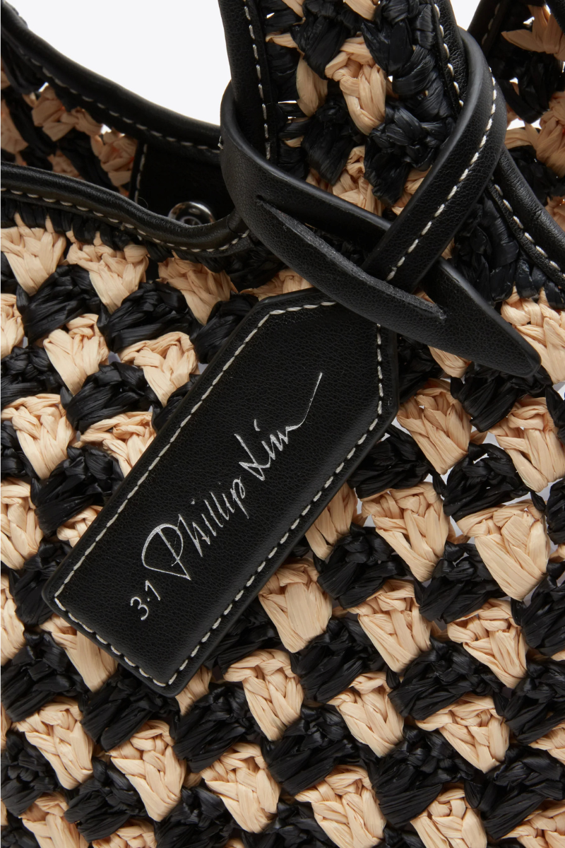 Crochet Raffia Mini Market Tote-3.1 Phillip Lim-Boyds Philadelphia
