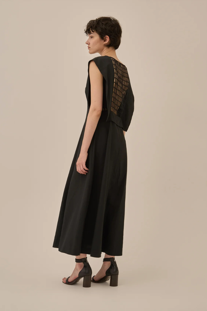 Nina Ladder Panel Dress-Akira Naka-Boyds Philadelphia