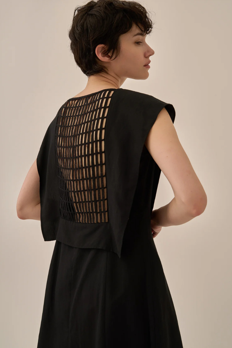 Nina Ladder Panel Dress-Akira Naka-Boyds Philadelphia