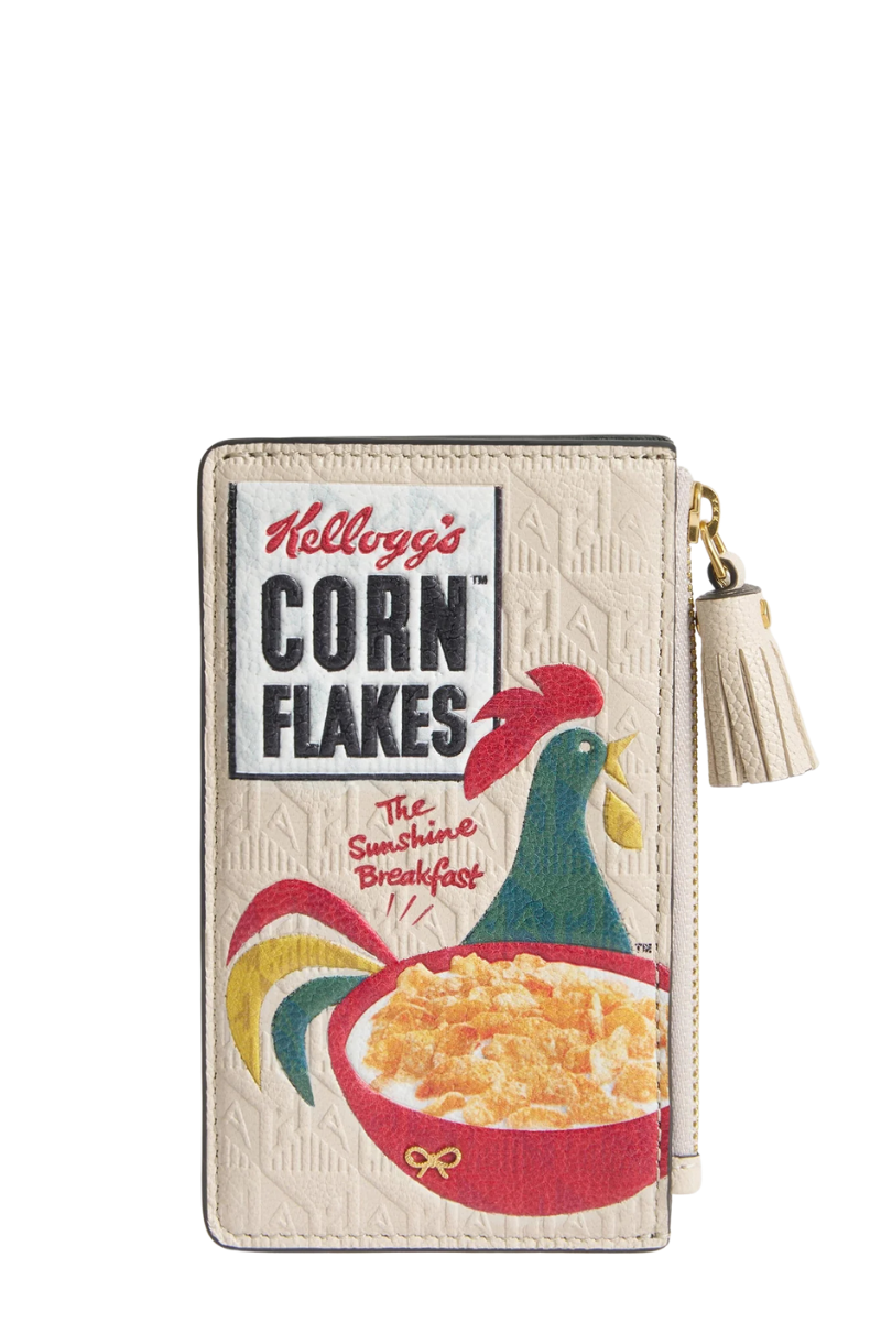 Anya Brands Corn Flakes Zip Card Case-Anya Hindmarch-Boyds Philadelphia