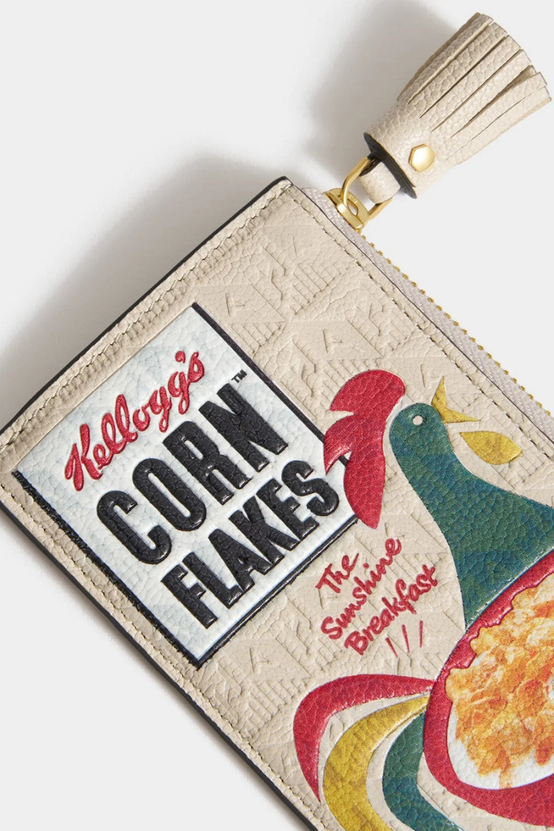 Anya Brands Corn Flakes Zip Card Case-Anya Hindmarch-Boyds Philadelphia