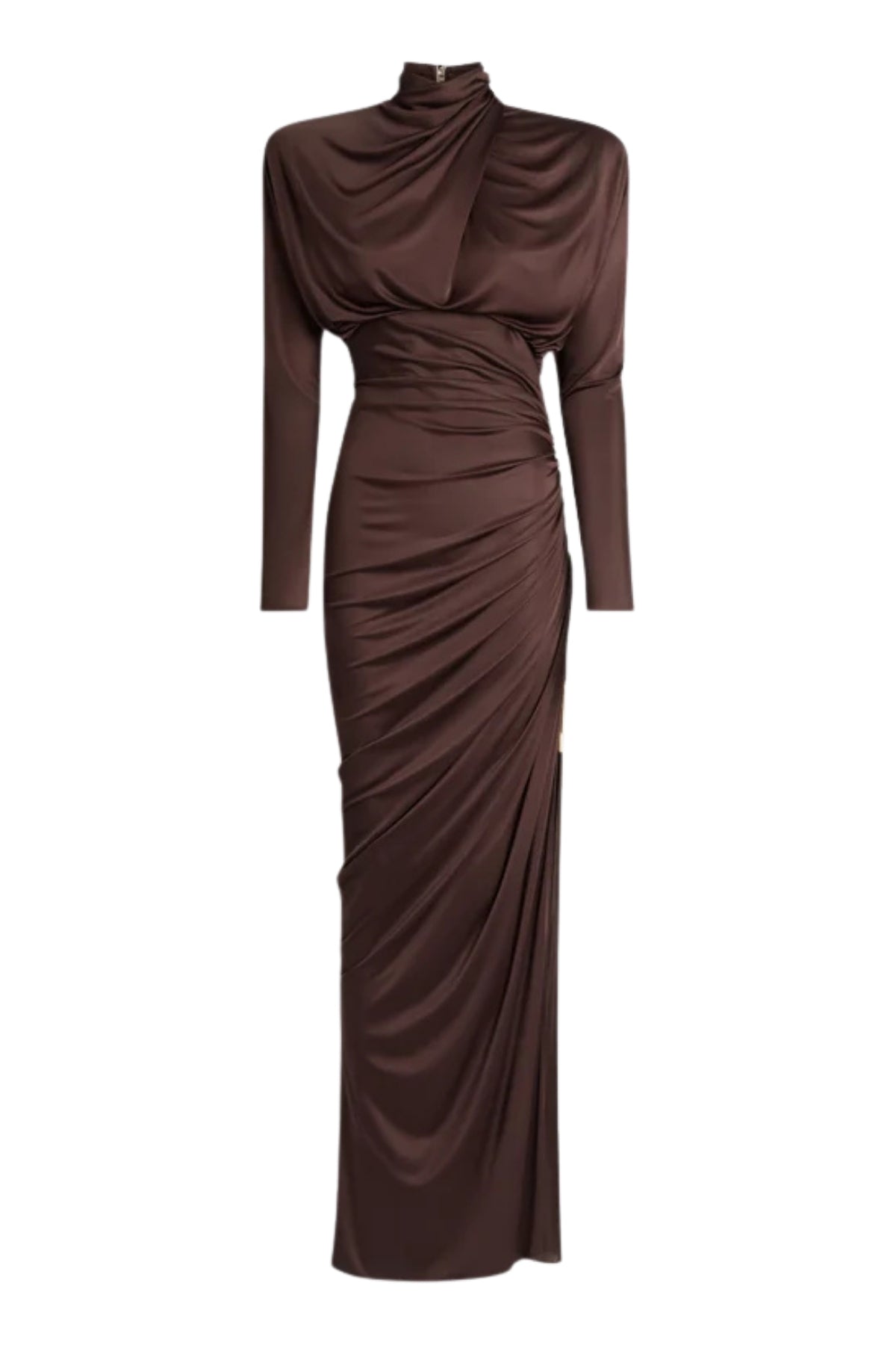 Long Flowing Jersey Dress-Balmain-Boyds Philadelphia