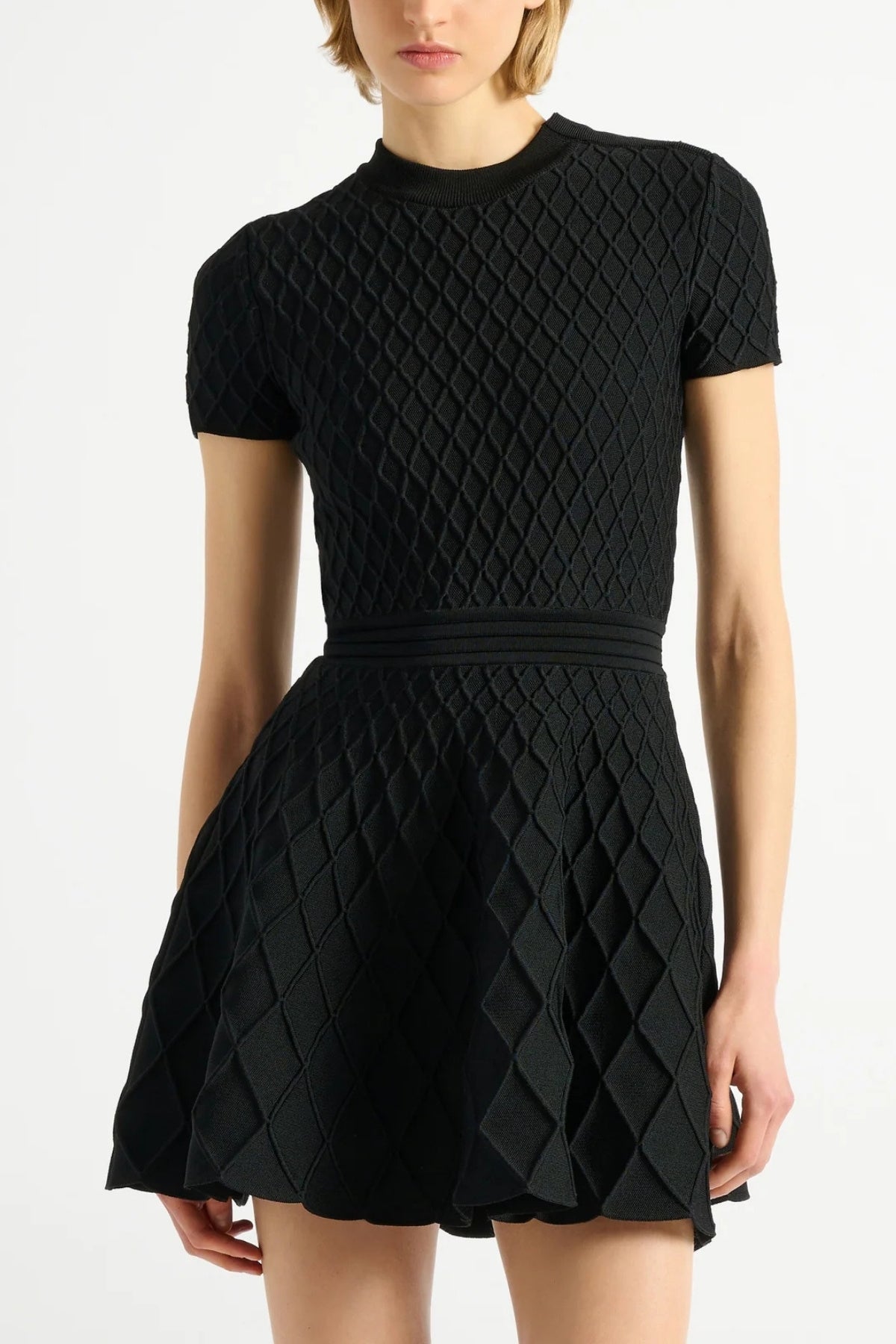Flared Knit Dress-Balmain-Boyds Philadelphia