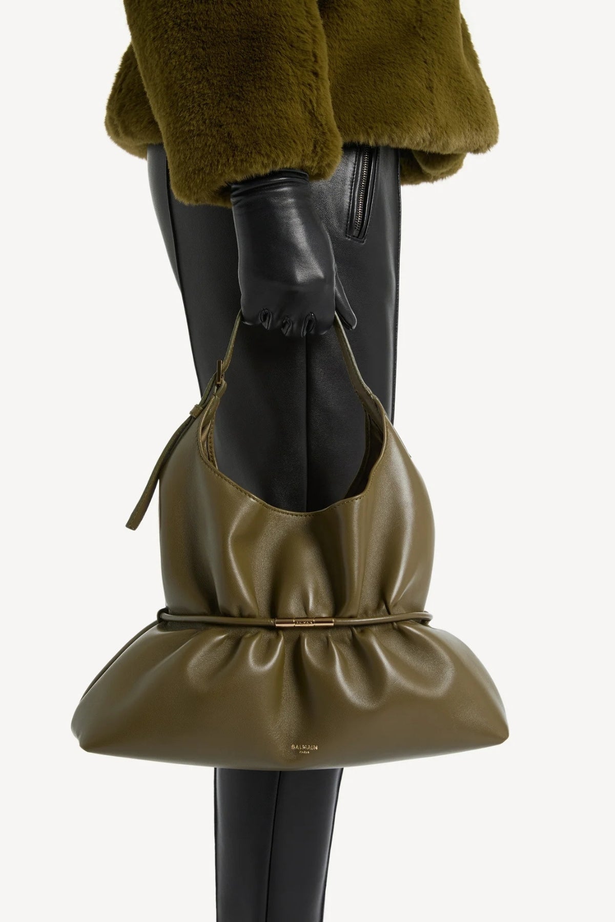 SPHYNX Medium Bag in Smooth Leather-Balmain-Boyds Philadelphia