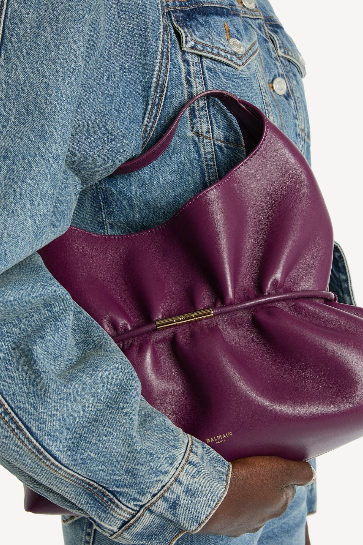 SPHYNX Medium Bag in Smooth Leather-Balmain-Boyds Philadelphia