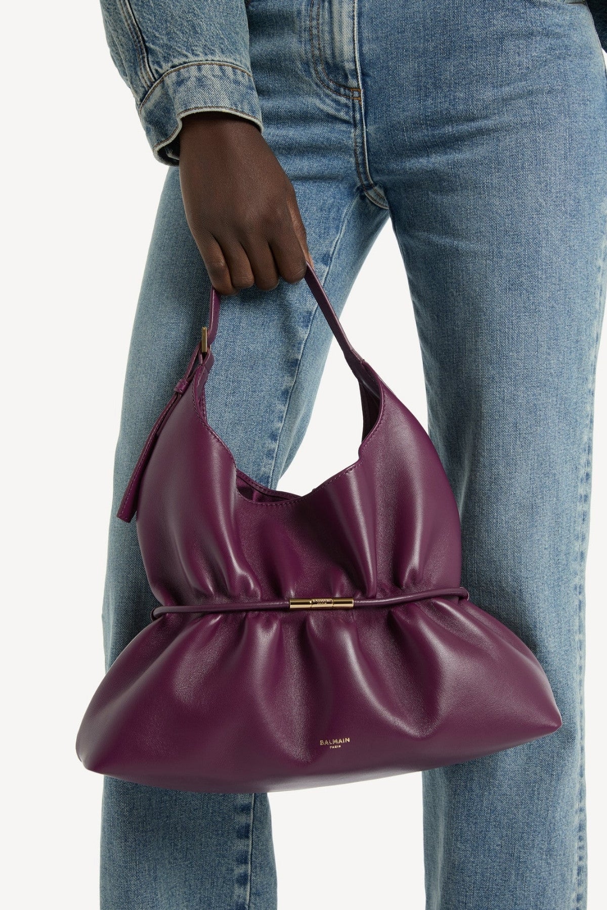 SPHYNX Medium Bag in Smooth Leather-Balmain-Boyds Philadelphia