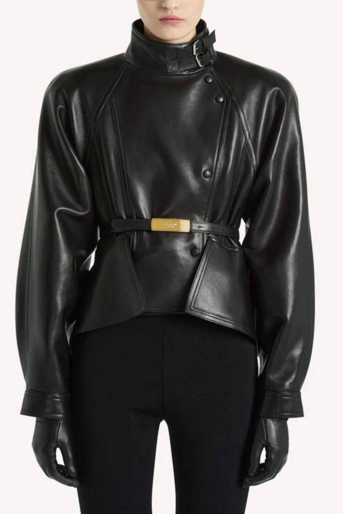 Lambskin Signature Jacket-Balmain-Boyds Philadelphia