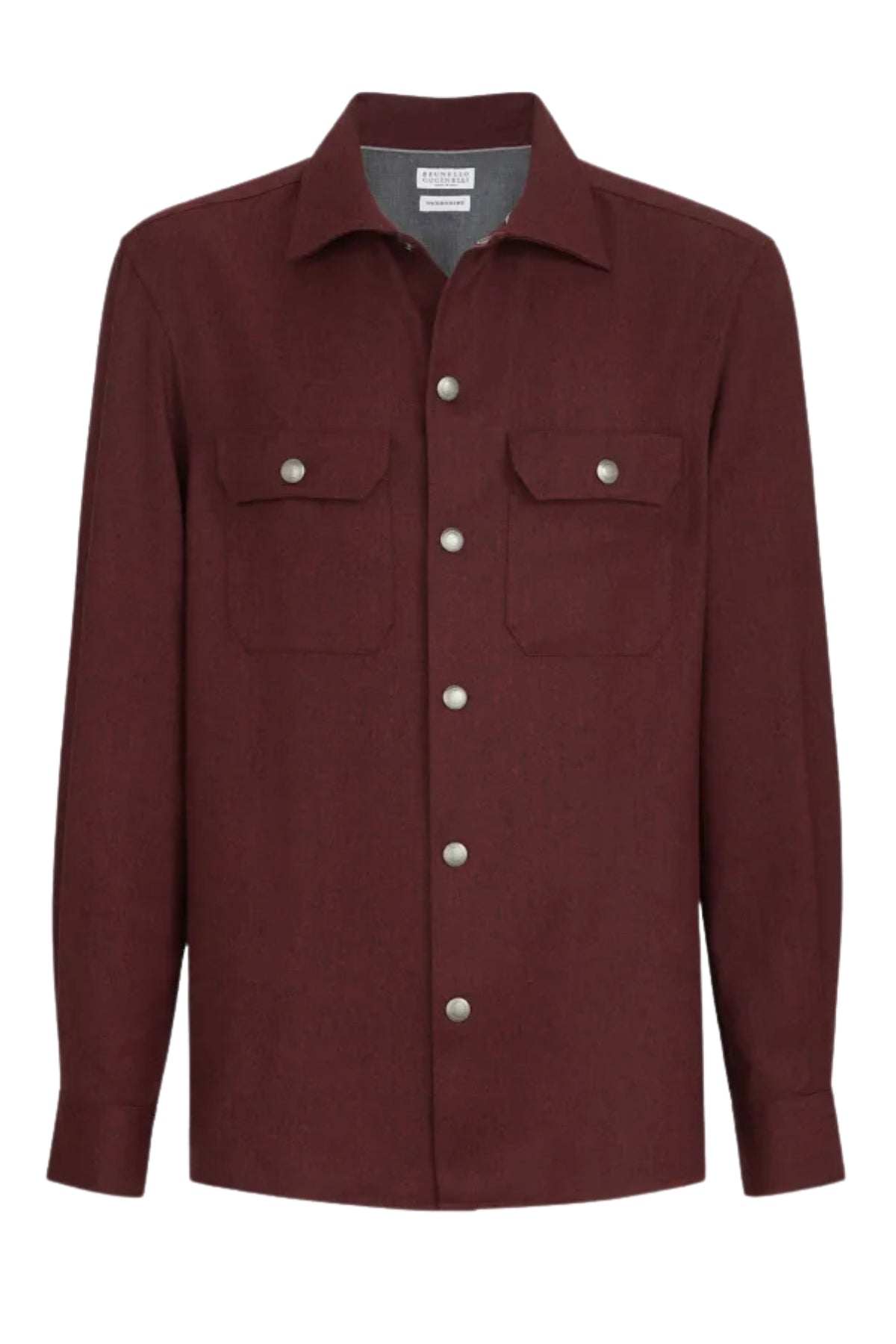 Virgin Wool Flannel Overshirt